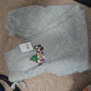 $8 ADD TO BUNDLE FOR LOWER PRICE NWT PEANUTS SIZE MEDIUM Holiday Sweatpants